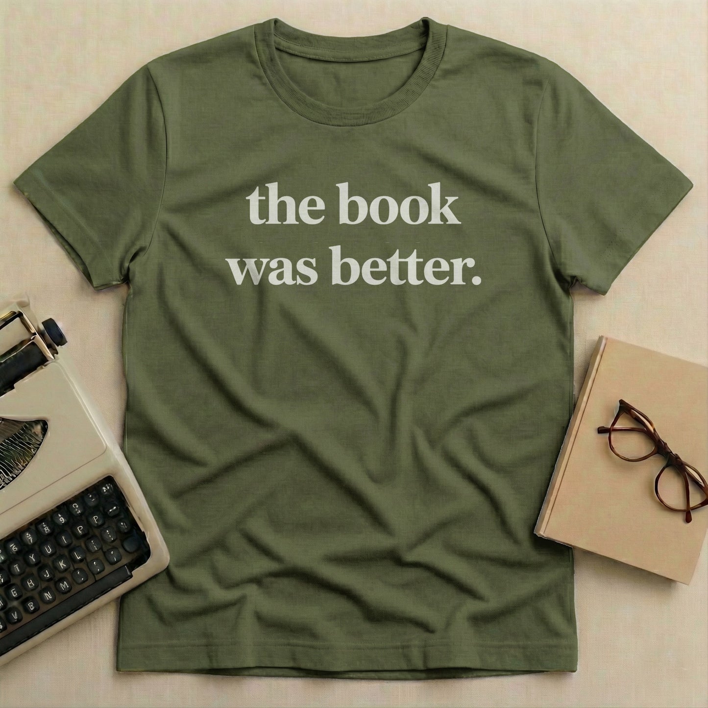 The Book Was Better Statement T-Shirt product
