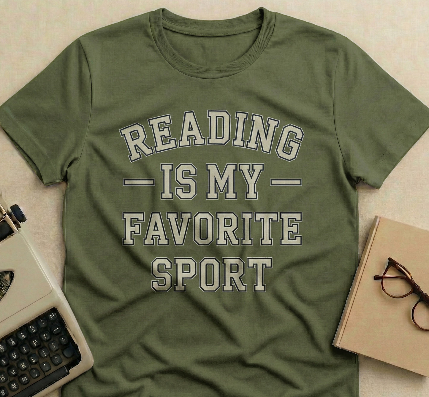 Reading Is My Favorite Sport Graphic Tee