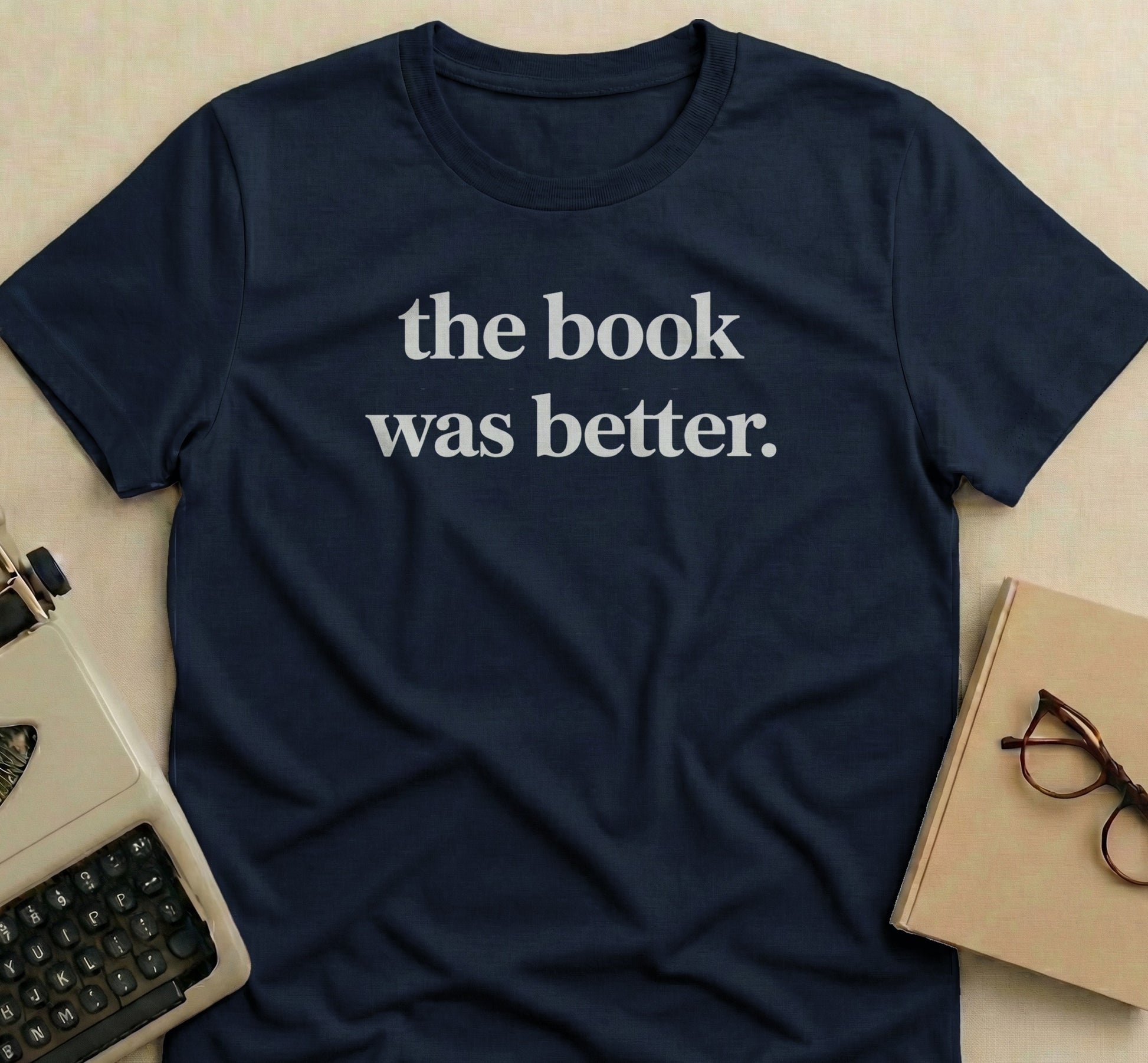 The Book Was Better Graphic Print T-Shirt