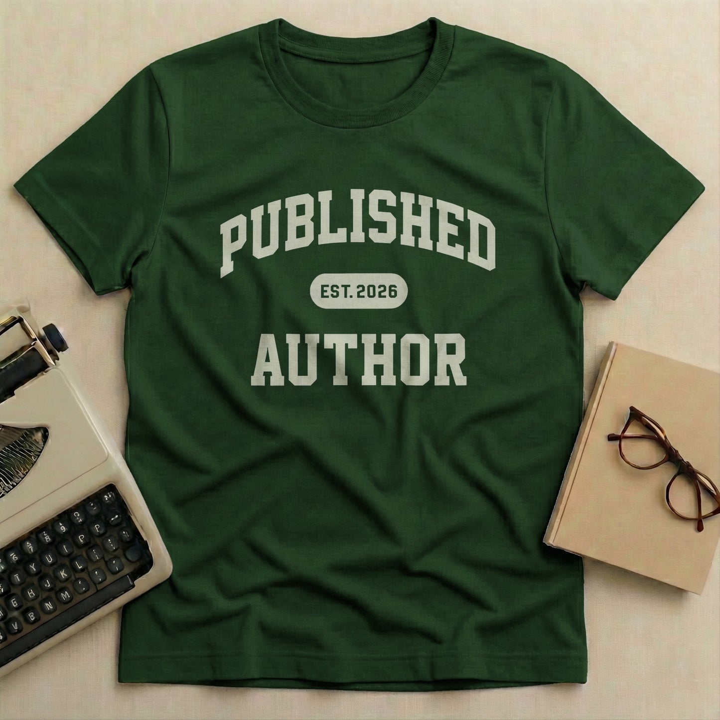 Published Author Est 2026 Tee Shirt Product