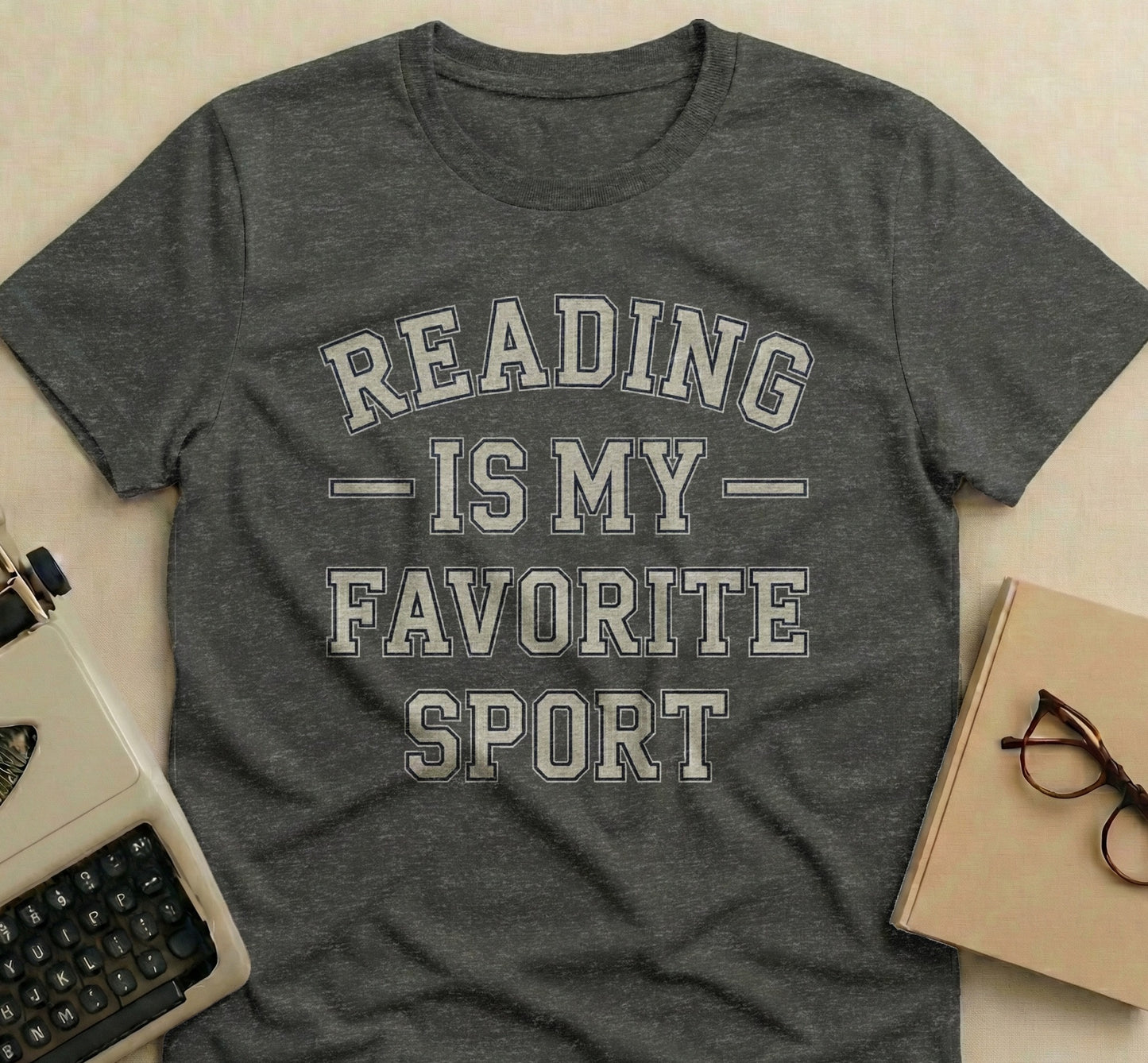 Reading Is My Favorite Sport Graphic T-Shirt
