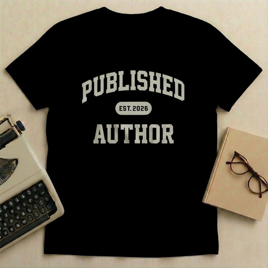 Published Author Est. 2026 T-shirt Product