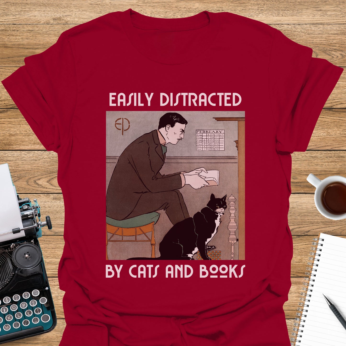 Easily Distracted By Cats and Books