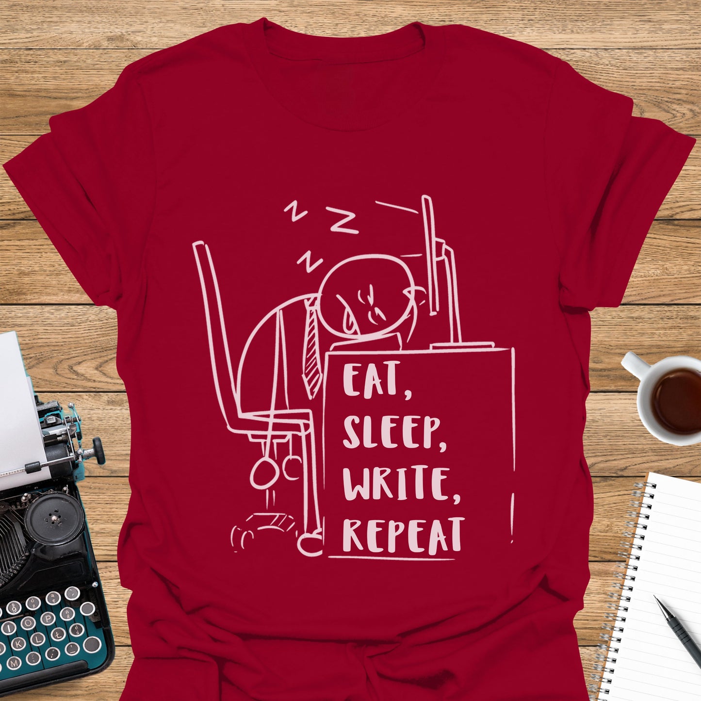 Eat, Sleep, Write, Repeat Man
