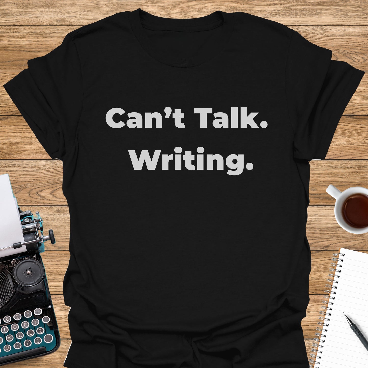 Can't Talk. Writing.