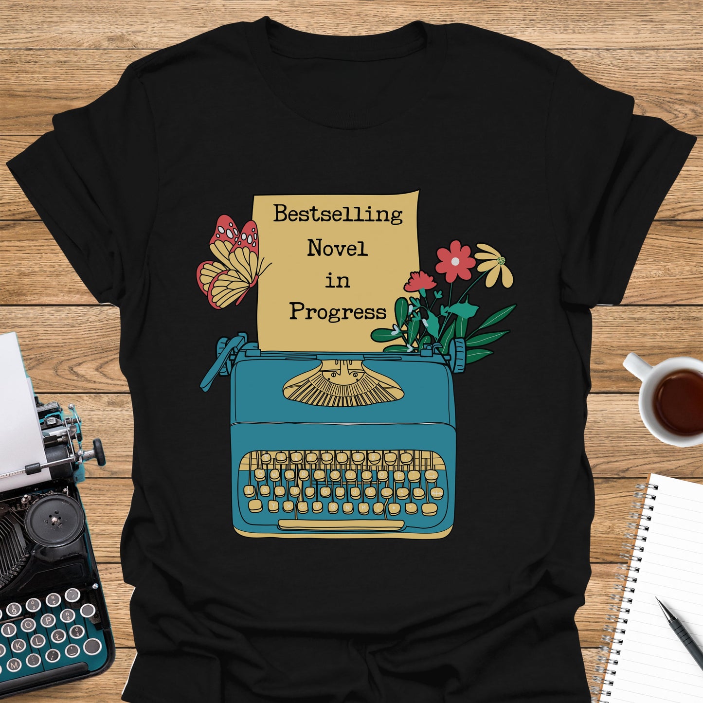 Bestselling Novel in Progress Typewriter