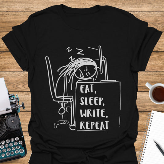 Eat, Sleep, Write, Repeat Woman