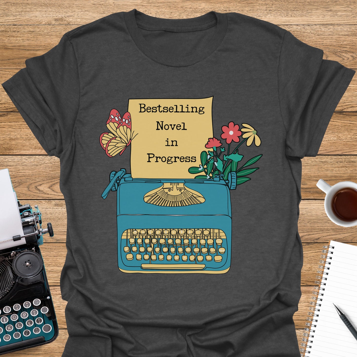 Bestselling Novel in Progress Typewriter