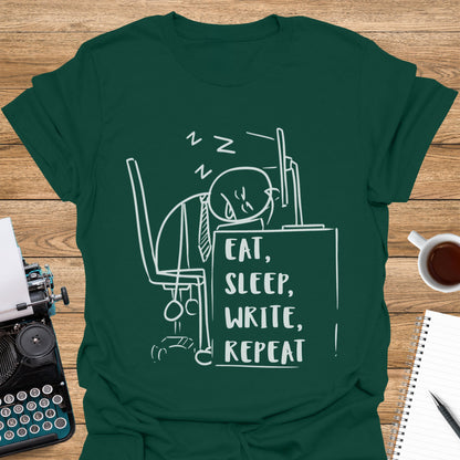 Eat, Sleep, Write, Repeat Man