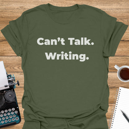 Can't Talk. Writing.