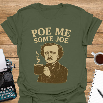 Poe Me Some Joe Sepia