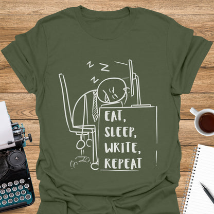 Eat, Sleep, Write, Repeat Man