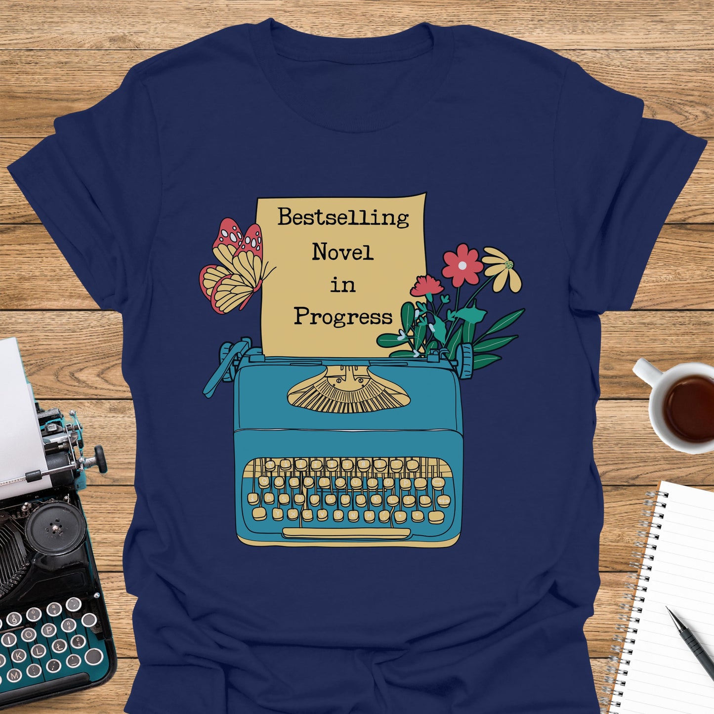 Bestselling Novel in Progress Typewriter