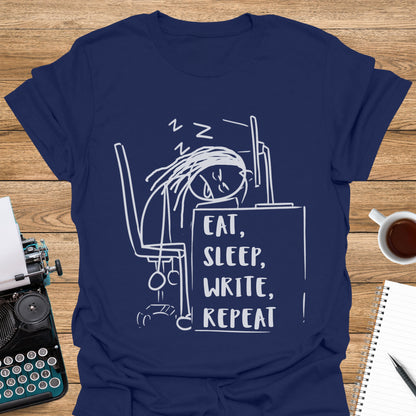 Eat, Sleep, Write, Repeat Woman