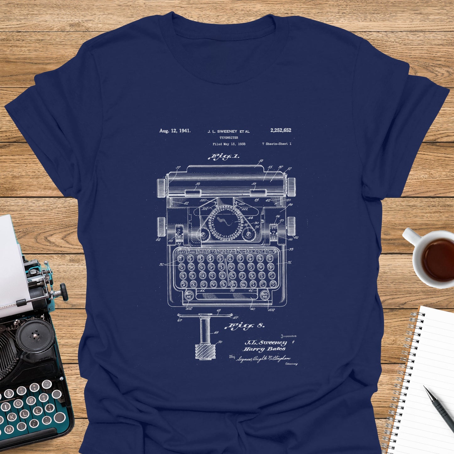 Typewriter Patent Sweeney 1948