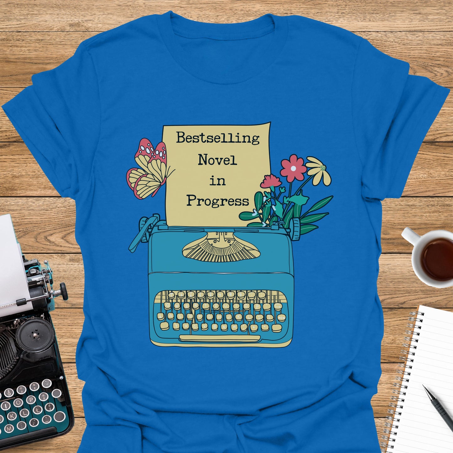 Bestselling Novel in Progress Typewriter