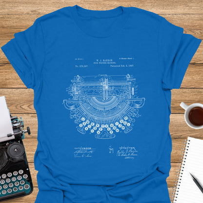 Typewriter Patent Barron 1897