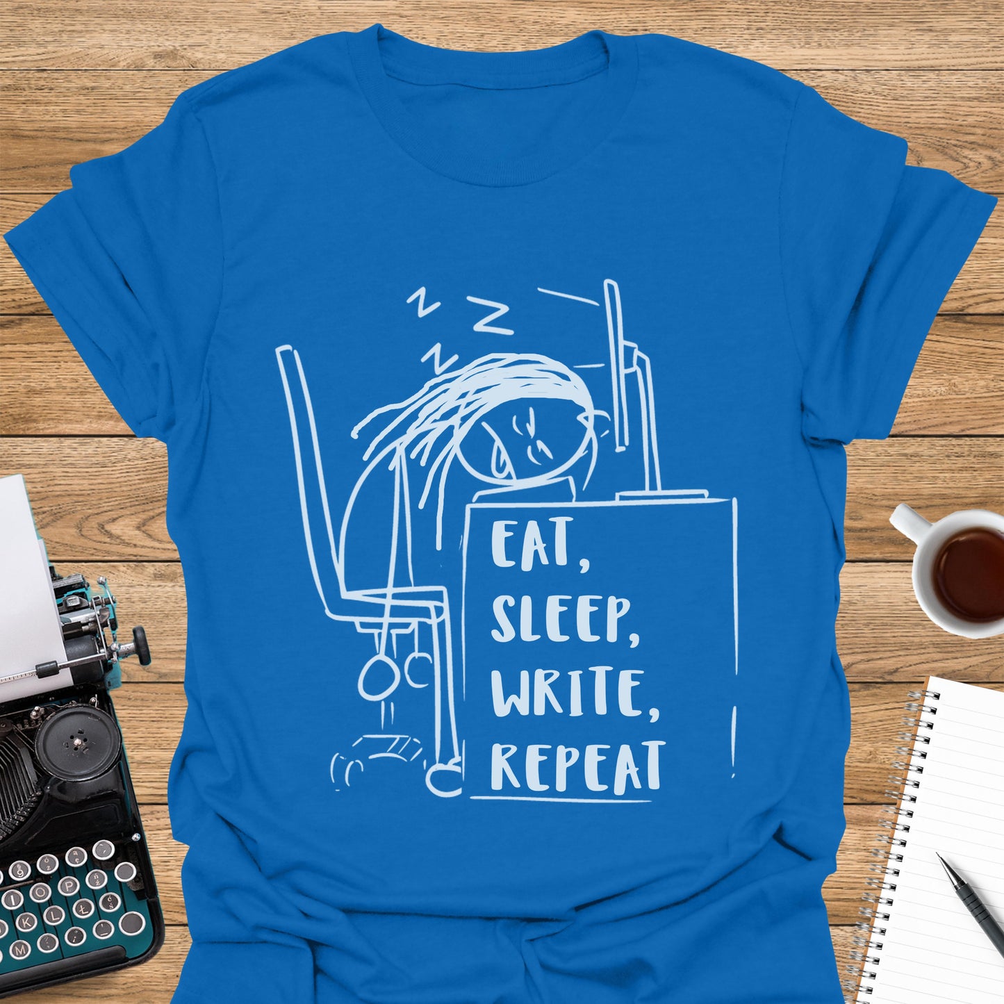 Eat, Sleep, Write, Repeat Woman