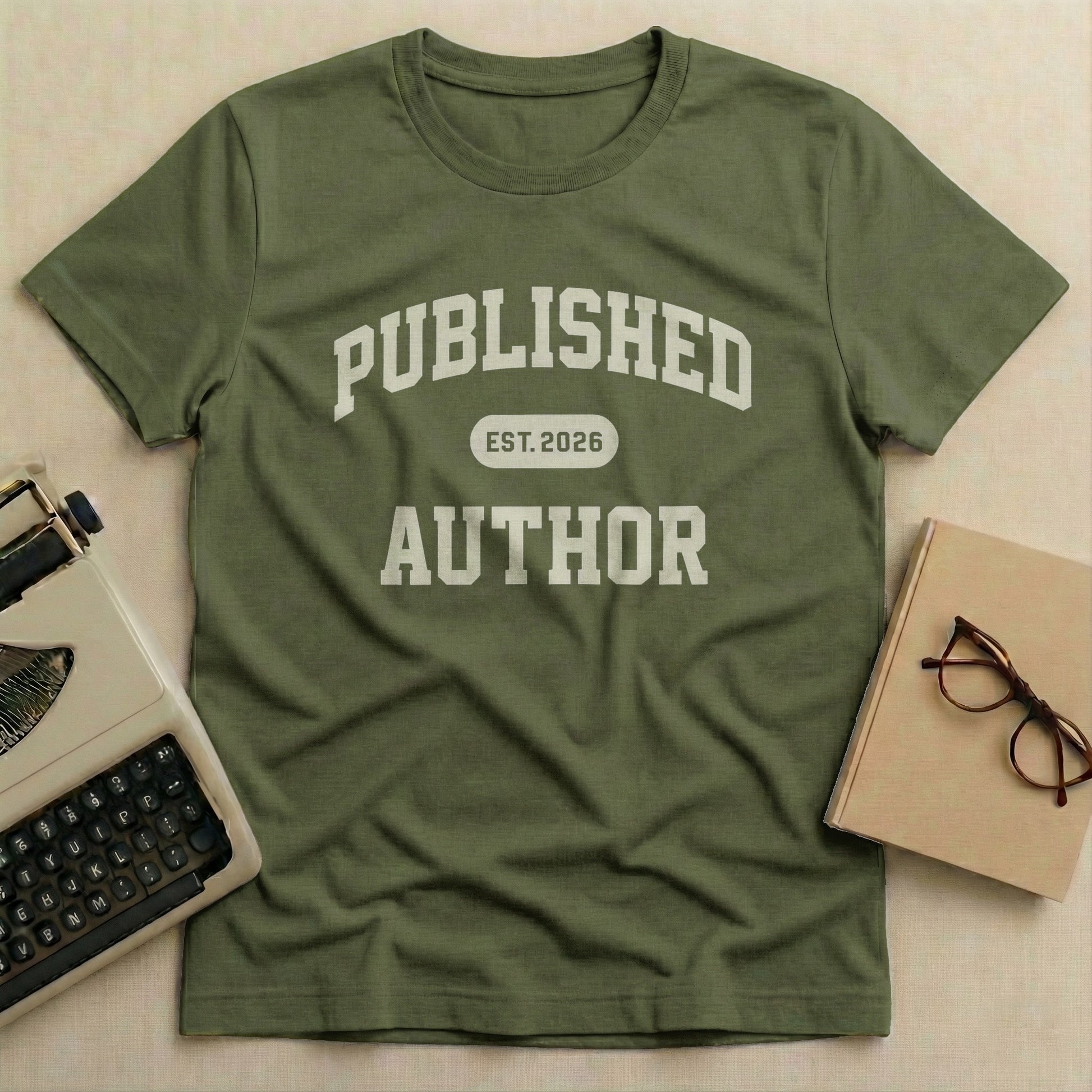 Published Author Est. 2026 Graphic Tee Shirt